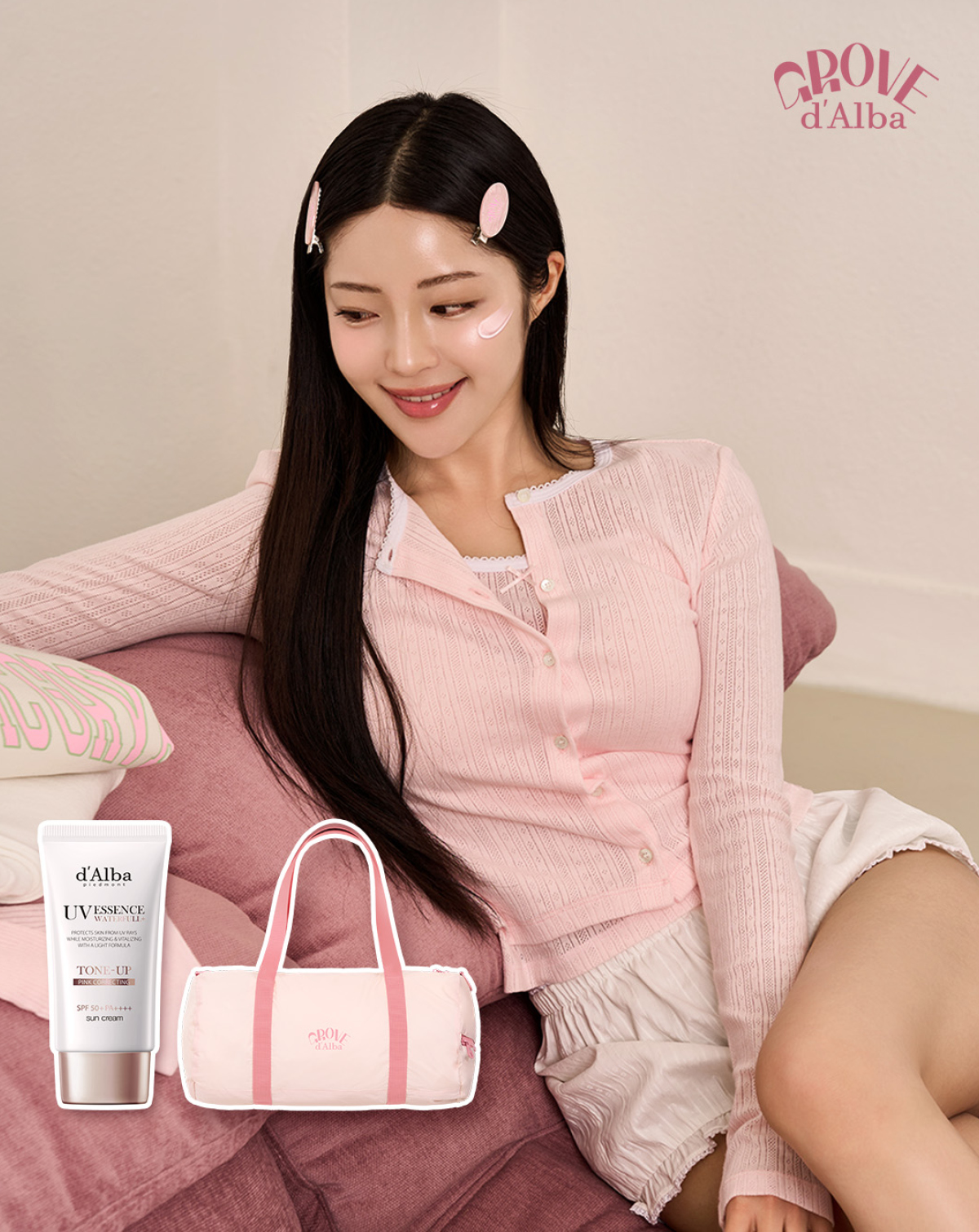 달바x그로브 PINK GLOW 콜라보레이션